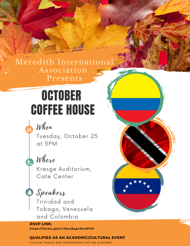 October Coffee House Flyer