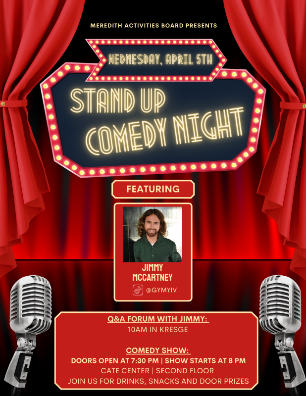 Stand Up Comedy Night With Jimmy McCartney